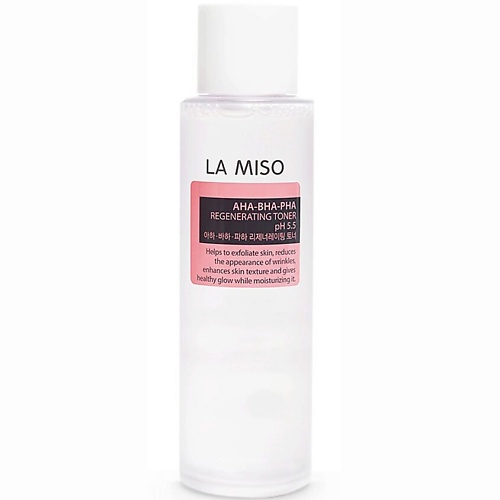 LA MISO Интенсивный обновляющий тонер с кислотами pH 5.5 100