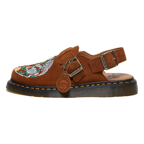 Кроссовки DR. MARTENS Dr.Martens Cow Split Leather Low top Casual Shoes Unisex Brown