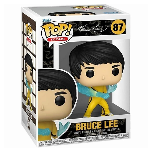 Кукла FUNKO Funko POP! Коллекционная виниловая фигурка Bruce Lee №87