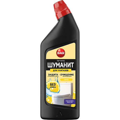 Чистящее средство для туалета BAGI ШУМАНИТ ДЛЯ УНИТАЗОВ ЛИМОН