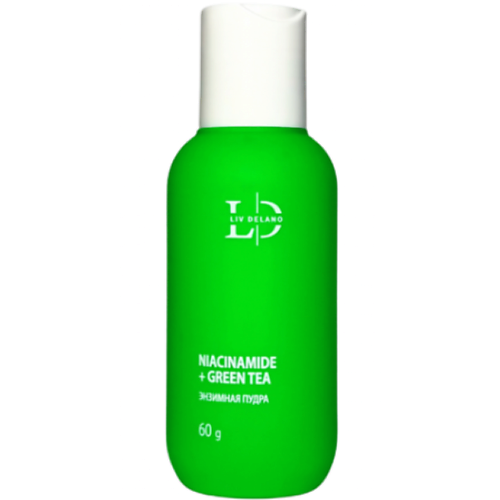 Пудра для умывания LIV DELANO Энзимная пудра Niacinamide + Green Tea