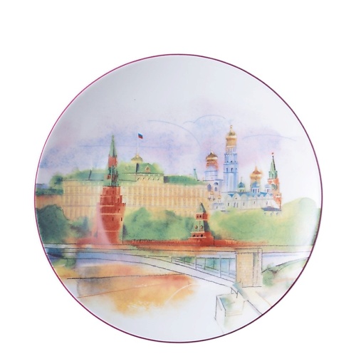 Тарелка ИМПЕРАТОРСКИЙ ФАРФОРОВЫЙ ЗАВОД Тарелка декоративная Московская панорама