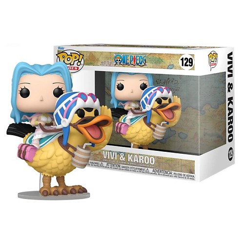 Мягкая игрушка FUNKO Коллекционная фигурка Funko POP! Rides One Piece Vivi & Karoo #129