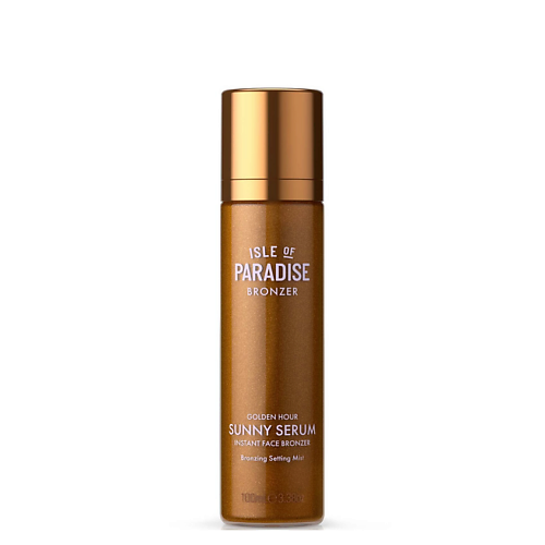 Спрей-автозагар для лица ISLE OF PARADISE Мист бронзирующий фиксирующий Sunny Serum Instant Bronzing Setting Mist Golden Hour