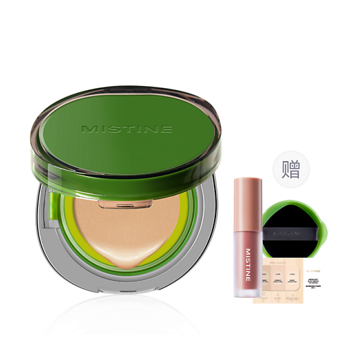 Набор Soft Matte Essence Air Cushion Green Edition + Помада