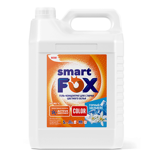 Гель для стирки SMART FOX Гель для стирки COLOR Горный эдельвейс