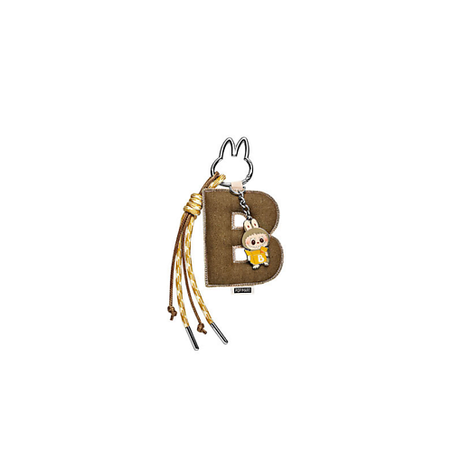 Брелок POP MART Подвеска в виде буквы B The Monsters LABUBU Pin For Love,1 шт.