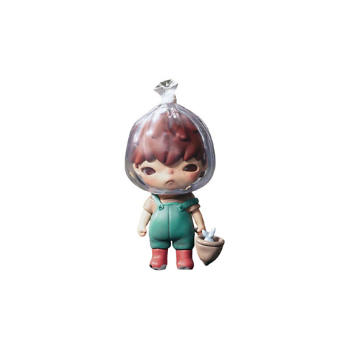 Развивающая игрушка POP MART Фигурка Hirono 2 HIRONO Little Mischievous Collection Fish that slipped through the net