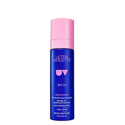 Солнцезащитный спрей для лица и тела ULTRA VIOLETTE Спрей солнцезащитный Preen Screen SPF 50+ Reapplication