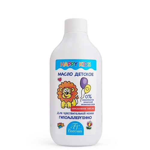 Масло для тела FLORESAN Масло детское миндальное HAPPY KIDS