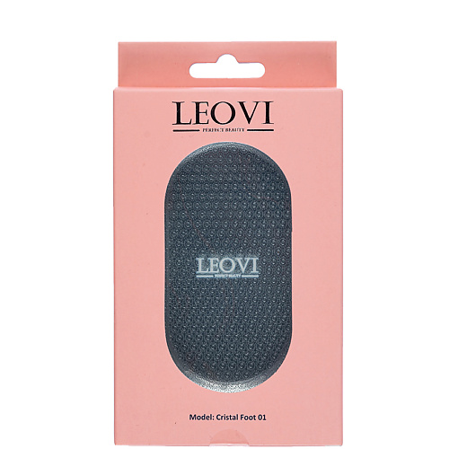 Пемза LEOVI Педикюрная пилка для пяток ног Cristal Foot с отшелушивающим эффектом