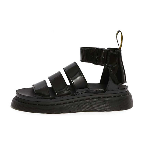 Кроссовки DR. MARTENS Clarissa Ii Patent Leather Strap Sandals Black