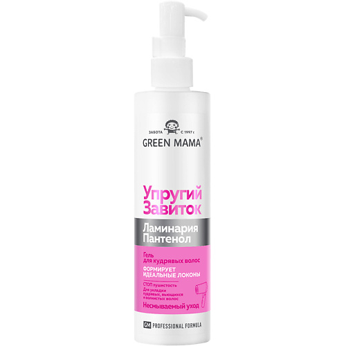 Гель для ухода за волосами GREEN MAMA Гель для волос Laminaria & Panthenol