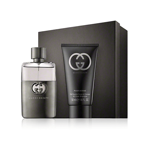 Набор парфюмерии GUCCI Набор Guilty pour Homme: Туалетная вода + Гель-шампунь для тела и волос
