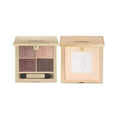 Набор: Палетка теней для век Eye Quad + Пудра Beyond Wear Setting and Refining Powder