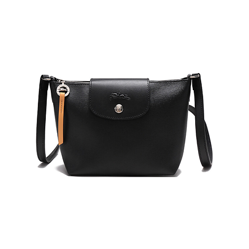 Сумка LONGCHAMP Сумка Le Pliage City Coated Canvas With Leather Shoulder Bag Regular Women's Black