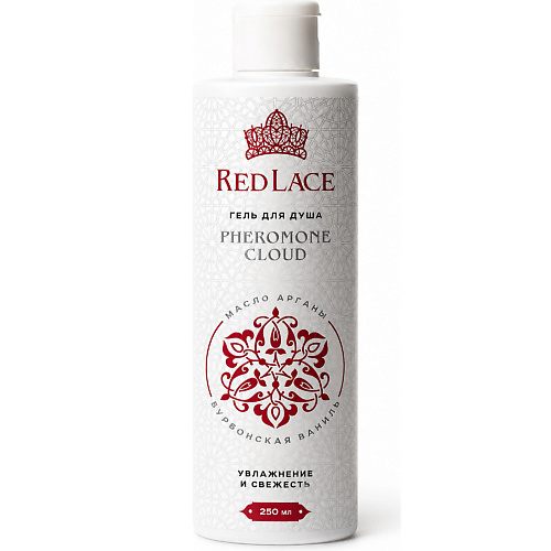 Гель для душа RED LACE Парфюмированный гель для душа с феромонами Pheromone Cloud, бурбонская ваниль