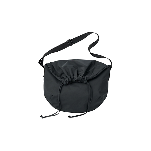 Сумка UNIQLO Сумка Cotton Shoulder Bag Regular Women's Black/Light Beige