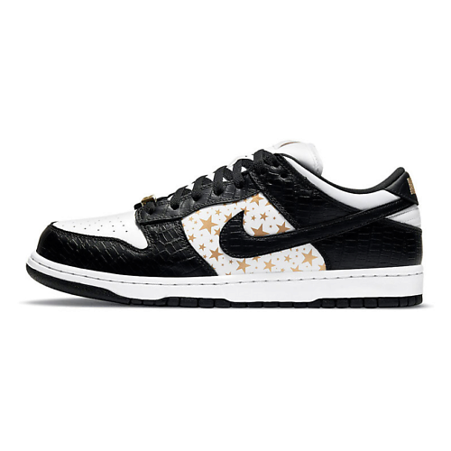 Кроссовки NIKE Кроссовки мужские Sb Dunk Low Supreme Stars Black 2021
