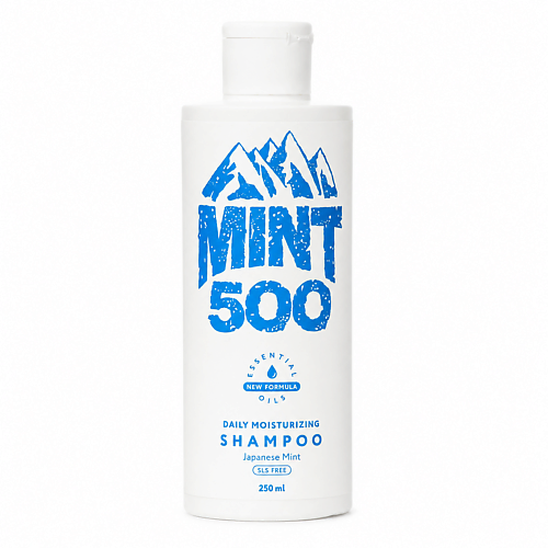 Шампунь для волос MINT500 Мужской бессульфатный шампунь с японской мятой и ментолом