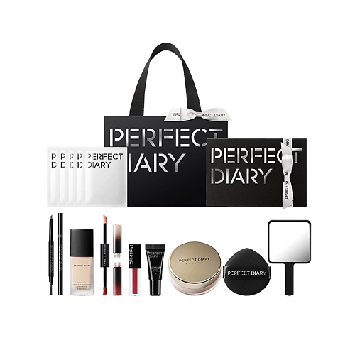 Набор средств для макияжа PERFECT DIARY Набор Makeup Sets Women's Lazy Quick Makeup Full Set Makeup 14 Pc