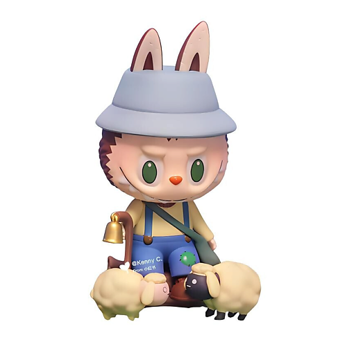 Мягкая игрушка POP MART Игрушка-сюрприз LABUBU Shepherd Hang Tag Box, 9 см