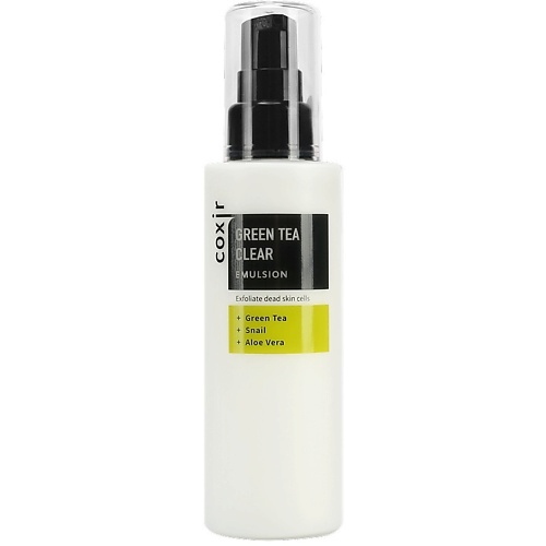 Эмульсия для лица COXIR Эмульсия с зеленым чаем Green Tea Clear Emulsion Exfoliate Dead Skin Cells