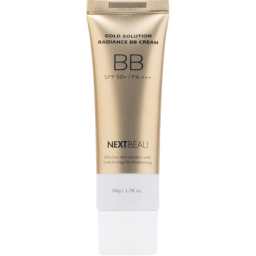BB крем для лица NEXTBEAU Освежающий ББ крем с золотом Gold Solution
