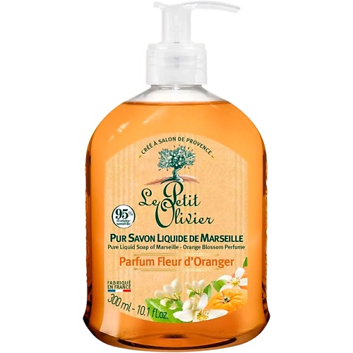 Мыло жидкое LE PETIT OLIVIER Мыло жидкое марсельское Цветок апельсина Fleur d'Oranger Liquid Soap