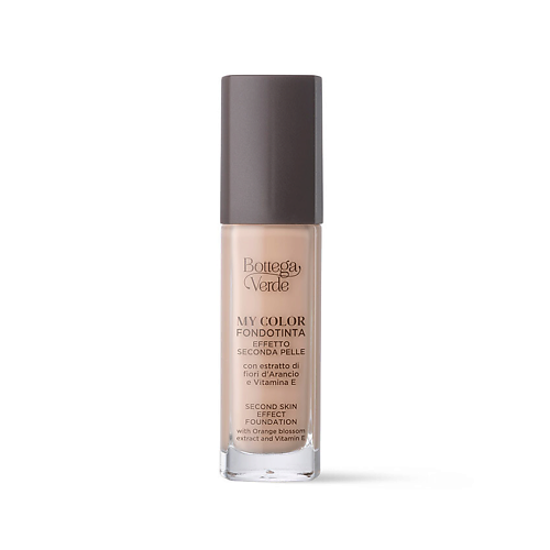 Тональное средство BOTTEGA VERDE Тональный крем Fondotinta My Color  Second Skin Effect