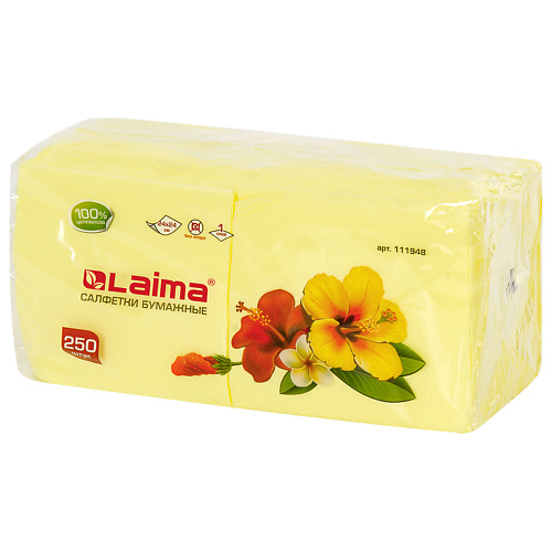 Комплект сервировочных салфеток LAIMA Салфетки бумажные