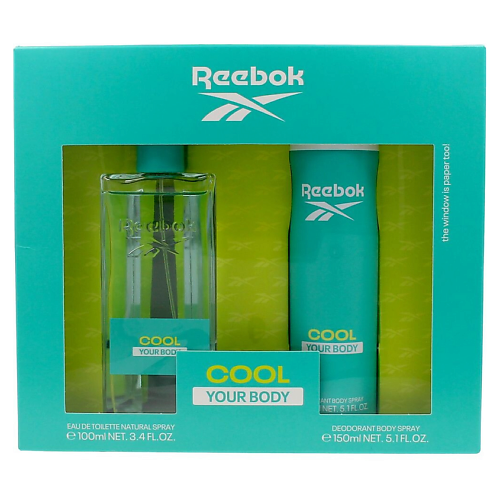 REEBOK Набор Cool Your Body For Her: Туалетная вода + Дезодорант-спрей