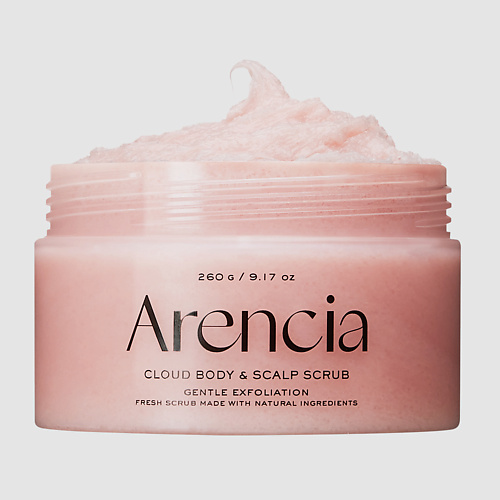 Скраб для тела ARENCIA Скраб (Груша и лаванда) Fresh Cloud Body & Scalp Scrub