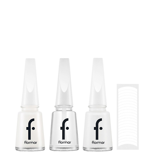 FLORMAR Набор лаков для ногтей для французского маникюра French Manicure Set1