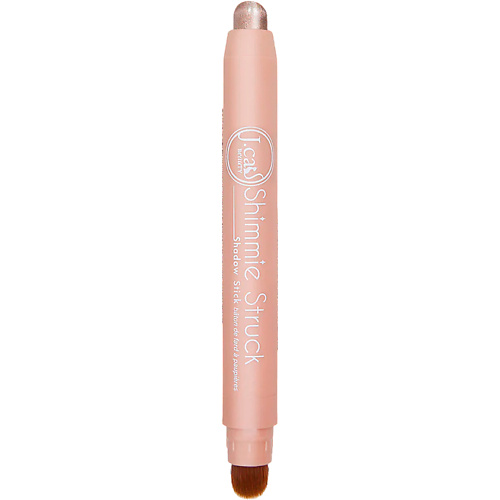 J. CAT BEAUTY Тени-карандаш для век с кистью Shimmie Struck Shadow Strick