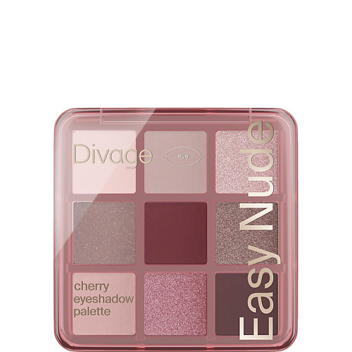 Палетка DIVAGE Палетка теней для век Cherry Easy Nude