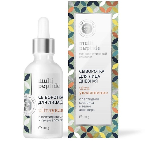 Сыворотка для лица ДОМ ПРИРОДЫ КРЫМСКАЯ МАНУФАКТУРА Сыворотка для лица Дневная УЛЬТРАУВЛАЖНЕНИ MULTI PEPTIDE