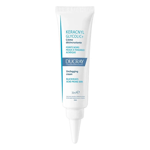 Крем для лица DUCRAY Крем против черных точек Keracnyl Glycolic+ Unclogging Cream