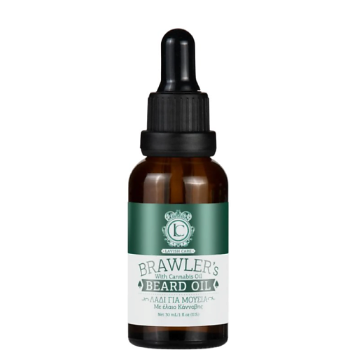 Масло для ухода за бородой LAVISH CARE Масло для бороды Brawler's With Cannabis oil Beard Oil