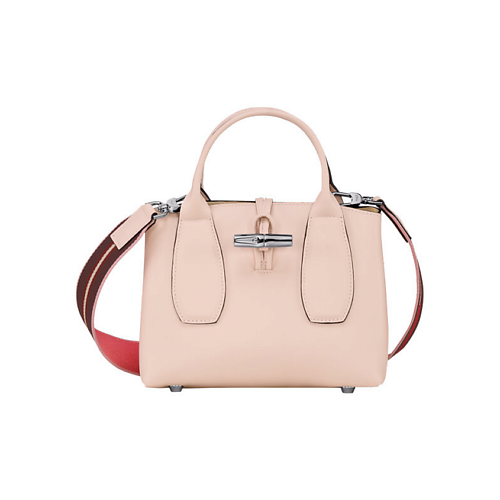 Сумка LONGCHAMP Сумка Roseau Calfskin One Shoulder Handbags Small Size Women's Light Pink