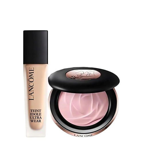 Набор средств для лица LANCOME Набор: Тональный крем Teint Idole Ultra Wear + Пудра Skin Resurfacing Setting
