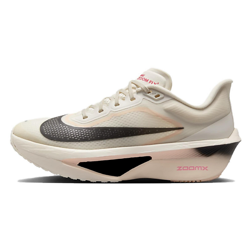 Кроссовки NIKE Беговые кроссовки женские Zoom Fly 6 Pale Ivory Crimson Tint