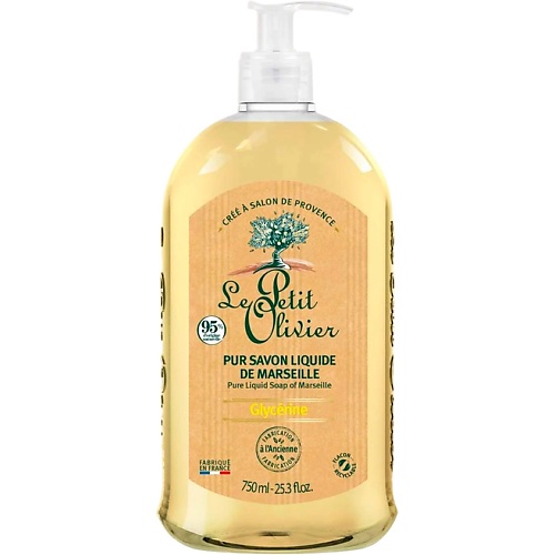 Мыло жидкое LE PETIT OLIVIER Мыло жидкое марсельское Глицерин Marseille Pure Liquid Soap