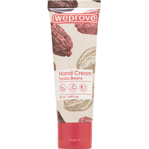 Крем для рук WEPROVE Смягчающий крем для рук с ароматом бобов тонка Tonka Beans Hand Cream
