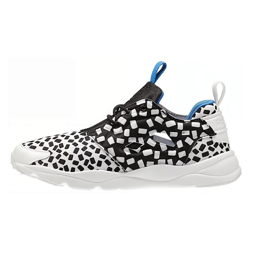 Кроссовки REEBOK Кроссовки Furylite Anti-Slip Wear-Resistant Low-Top Casual White Black Blue