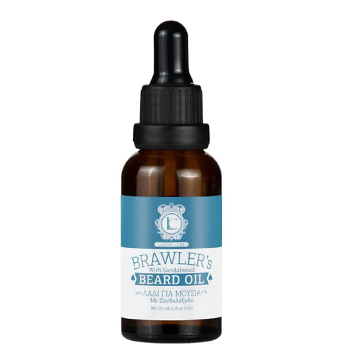 Масло для ухода за бородой LAVISH CARE Масло для бороды Brawler's With Sandalwood Beard Oil