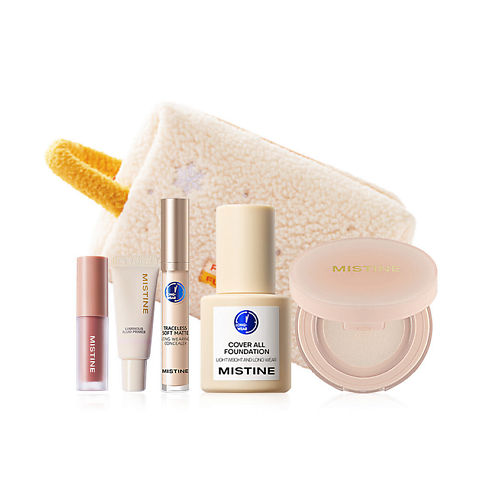 Набор средств для губ MISTINE Тональный крем Cover All Foundation + Консилер + Пудра