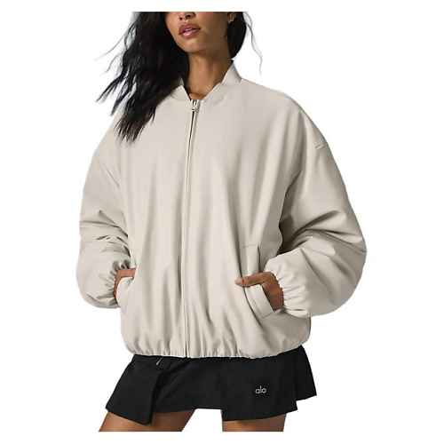 Бомбер ALO YOGA Бомбер из искусственной кожи Faux Leather Premier Bomber