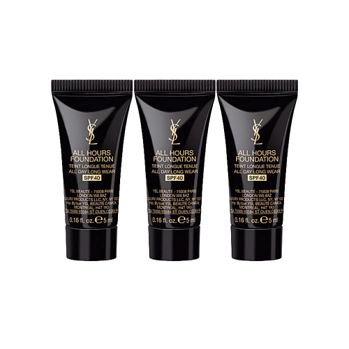 Набор средств для лица YVES SAINT LAURENT Набор пробников тонального крема All Hours Luminous Matte Foundation