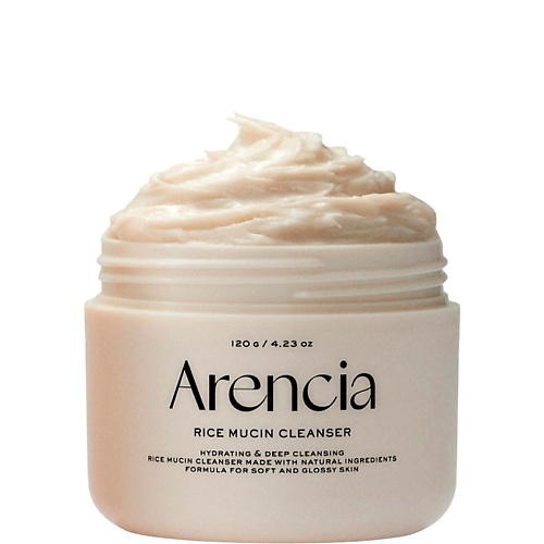 Пенка для умывания ARENCIA Пенка для умывания с рисом и муцином улитки Rice Mucin